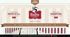 Desktop Screenshot of missprintofficinagrafica.com